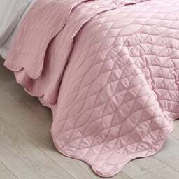 Catherine Lansfield Scallop Waves Bedspread - thumbnail 1