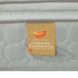 Sareer Matrah Pocket Sprung Memory Foam Pillow Top Hybrid Mattress - thumbnail 4