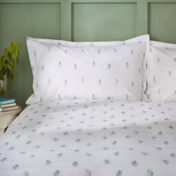 Harper Stem Floral 144 Thread Count 100% Cotton Oxford Pillowcase