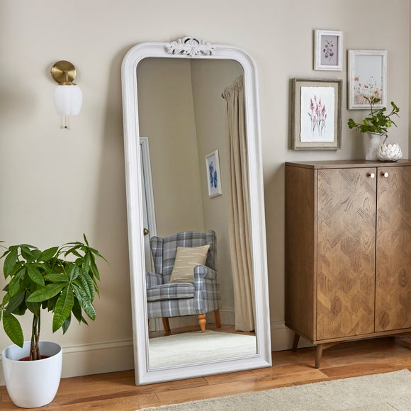 Swept Curved Full Length Leaner Mirror - image 1