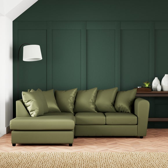 Blake Curved Arm Opulent Velvet Corner Chaise Sofa - image 1