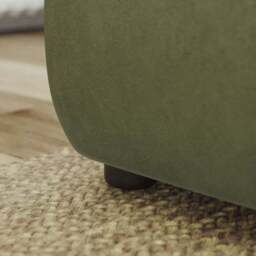 Blake Curved Arm Opulent Velvet Corner Chaise Sofa - thumbnail 4