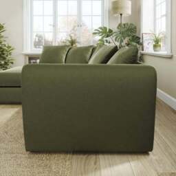 Blake Curved Arm Opulent Velvet Corner Chaise Sofa - thumbnail 2