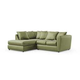 Blake Curved Arm Opulent Velvet Corner Chaise Sofa - thumbnail 6