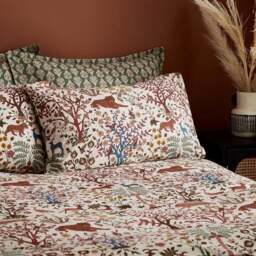 Forest Animals 100% Cotton Duvet Cover and Pillowcase Set - thumbnail 2