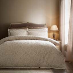 Dorma Rhaine 100% Cotton Jacquard Duvet Cover & Pillowcase Set - thumbnail 1