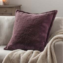 Furn. Kallu Faux Fur Reversible Square Cushion