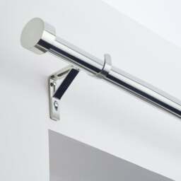 Trinity Extendable Metal Eyelet Curtain Pole - thumbnail 1