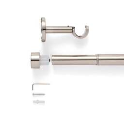 Trinity Extendable Metal Eyelet Curtain Pole - thumbnail 4