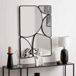 Multi Pebble Rectangle Wall Mirror - thumbnail 1