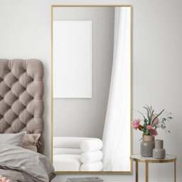 Artus Aluminium Edged Full Length Wall Mirror