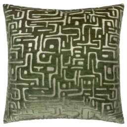 Hoem Soren Geometric Velvet Square Cushion - thumbnail 3