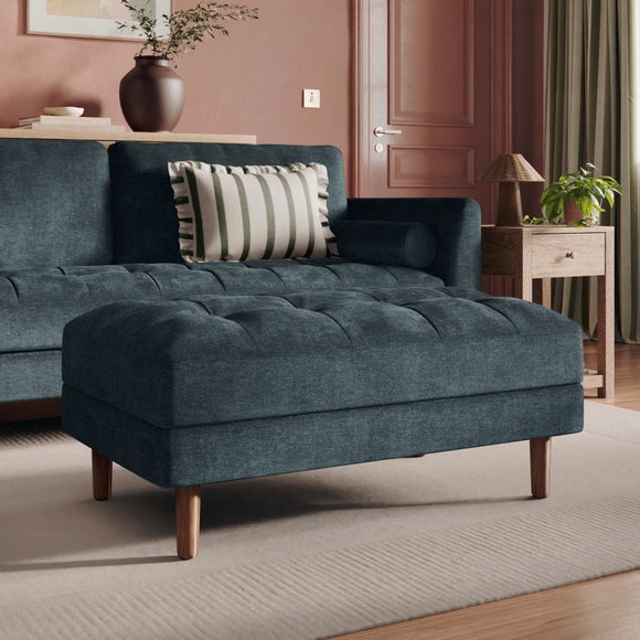 Max Soft Tonal Chenille Storage Footstool - image 1