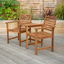 Acacia Wood Companion Seat - thumbnail 1