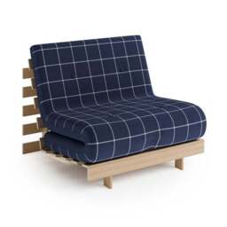 Mito Window Pane Check Single Futon - thumbnail 6