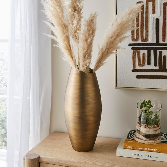 Curved Metal Bullet Vase - image 1
