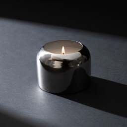 Luxe Silver Amber & Bergamot Candle - thumbnail 1