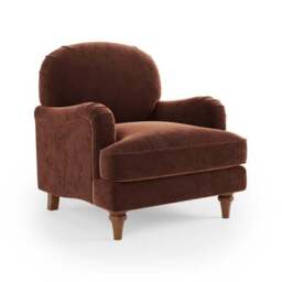 Beatrice II Velvet Armchair - thumbnail 6