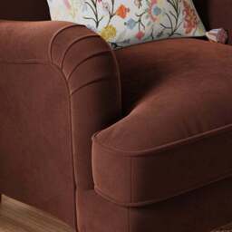 Beatrice II Velvet Armchair - thumbnail 3