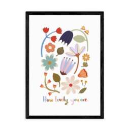 East End Prints How Lovely You Are Print - thumbnail 2