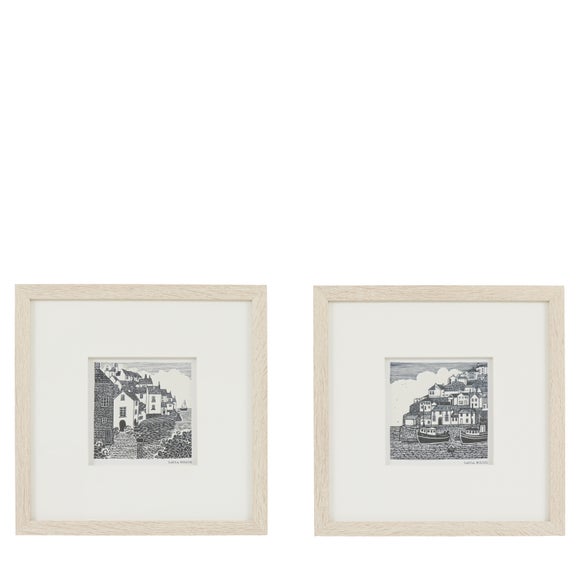 Cedar and Sage Set of 2 Coastal Living Typography Framed Prints - image 1