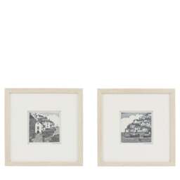 Cedar and Sage Set of 2 Coastal Living Typography Framed Prints - thumbnail 1