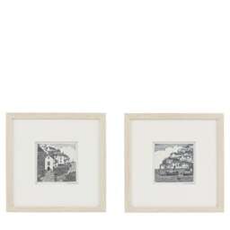 Cedar and Sage Set of 2 Coastal Living Typography Framed Prints