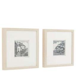 Cedar and Sage Set of 2 Coastal Living Typography Framed Prints - thumbnail 3