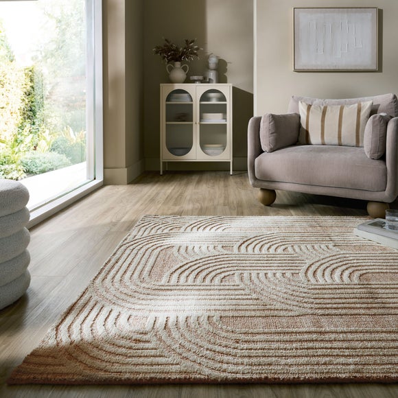 Interlock Geometric Rug - image 1