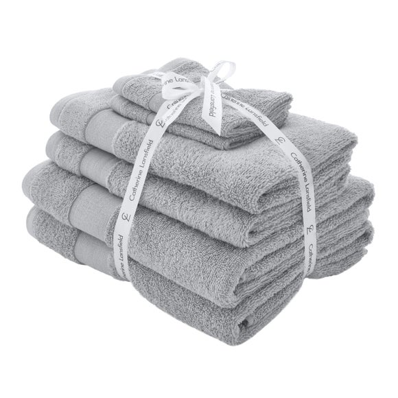 Catherine Lansfield Anti Bacterial 6 Piece Towel Bale - image 1