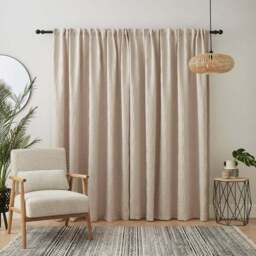 Brixton Unlined Slot Top Curtains - thumbnail 4