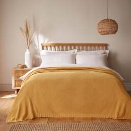 Knitted Throw Blanket 235cm x 235cm - thumbnail 1