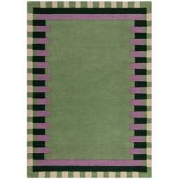Kai Wool Border Rug - thumbnail 5