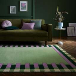 Kai Wool Border Rug - thumbnail 1