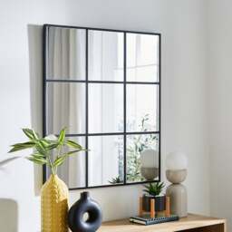 Apartment Window Square Overmantel Wall Mirror - thumbnail 1