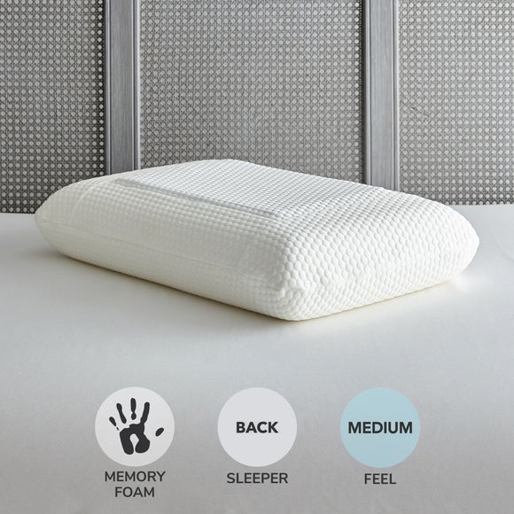 Gel Fusion Memory Foam Back Sleeper Pillow - image 1