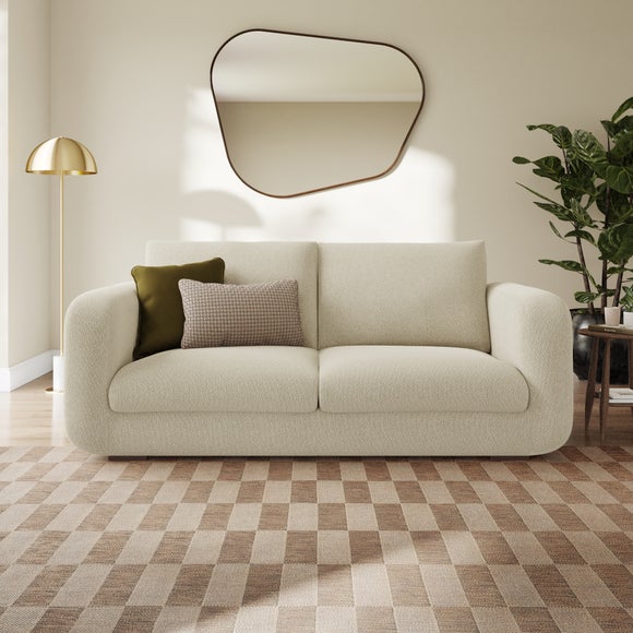 Luca Tonal Boucle 3 Seater Sofa - image 1