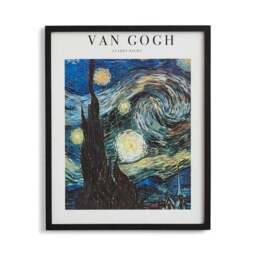 Starry Night by Van Gogh Framed Print - thumbnail 3