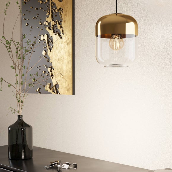EGLO Maryvilla Black & Gold Pendant Light - image 1