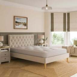 Emberly Chenille Bed Frame - thumbnail 2