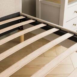 Emberly Chenille Bed Frame - thumbnail 4