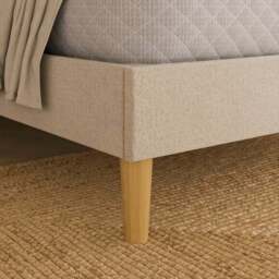 Emberly Chenille Bed Frame - thumbnail 3