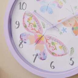Buttterfly Round Wall Clock - thumbnail 2