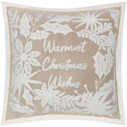 Paoletti Winter Warmest Wishes Cushion Cover - thumbnail 2