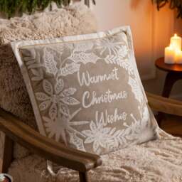 Paoletti Winter Warmest Wishes Cushion Cover - thumbnail 1