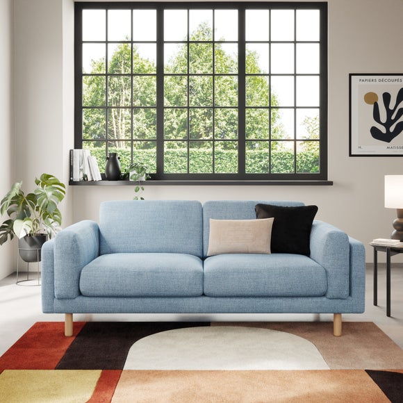 Newton Chunky Tonal Weave 3 Seater Sofa - image 1