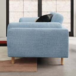 Newton Chunky Tonal Weave 3 Seater Sofa - thumbnail 2