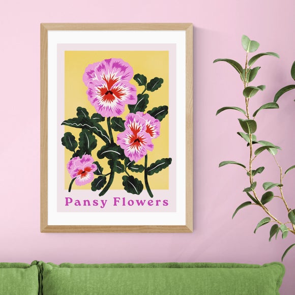 East End Prints Pansy Flowers Print - image 1