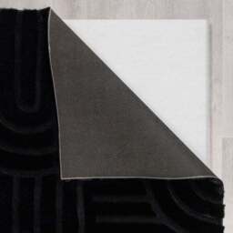 Supersoft Lush Geometric Faux Fur Arch Rug - thumbnail 3