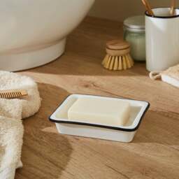 Enamel Ceramic Soap Dish - thumbnail 1